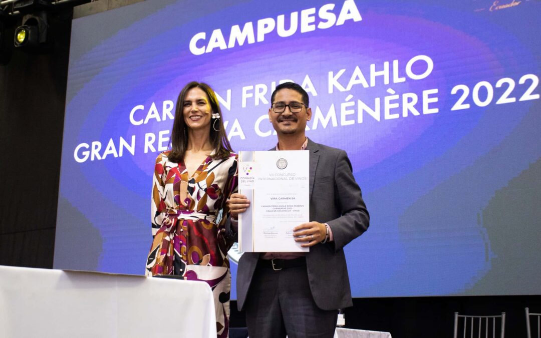 Viña Carmen fue premiada por la Cofradía del Vino